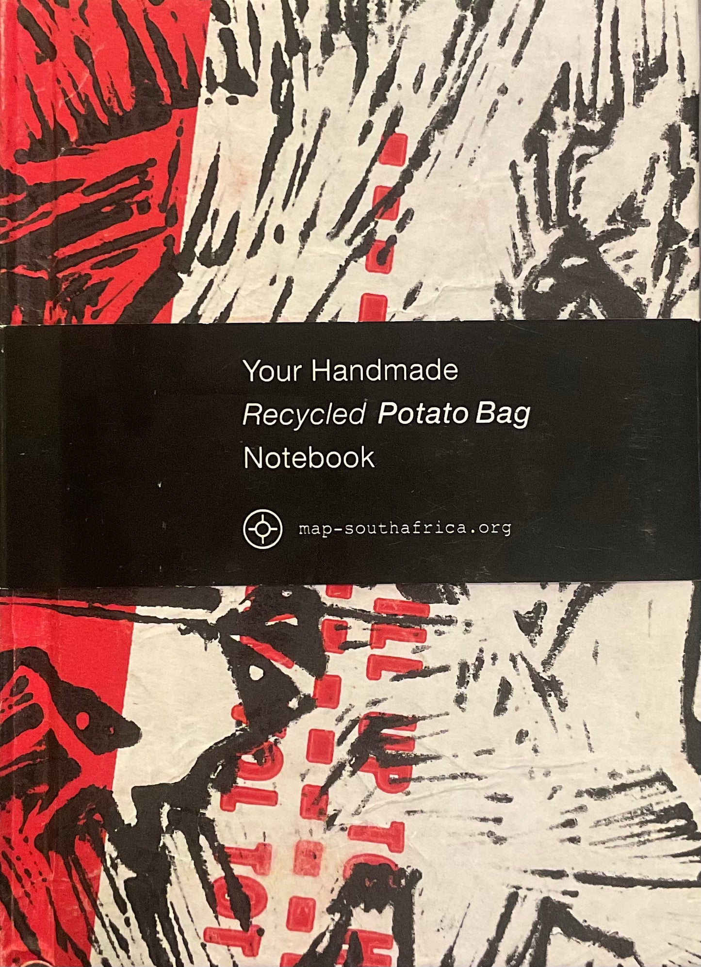 Notebook Potato Bag recycled handmade