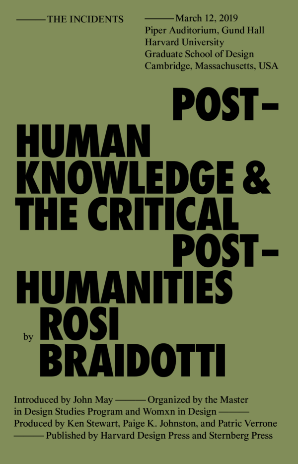 Post_Human Knowledge & the Critical Post-Humanities