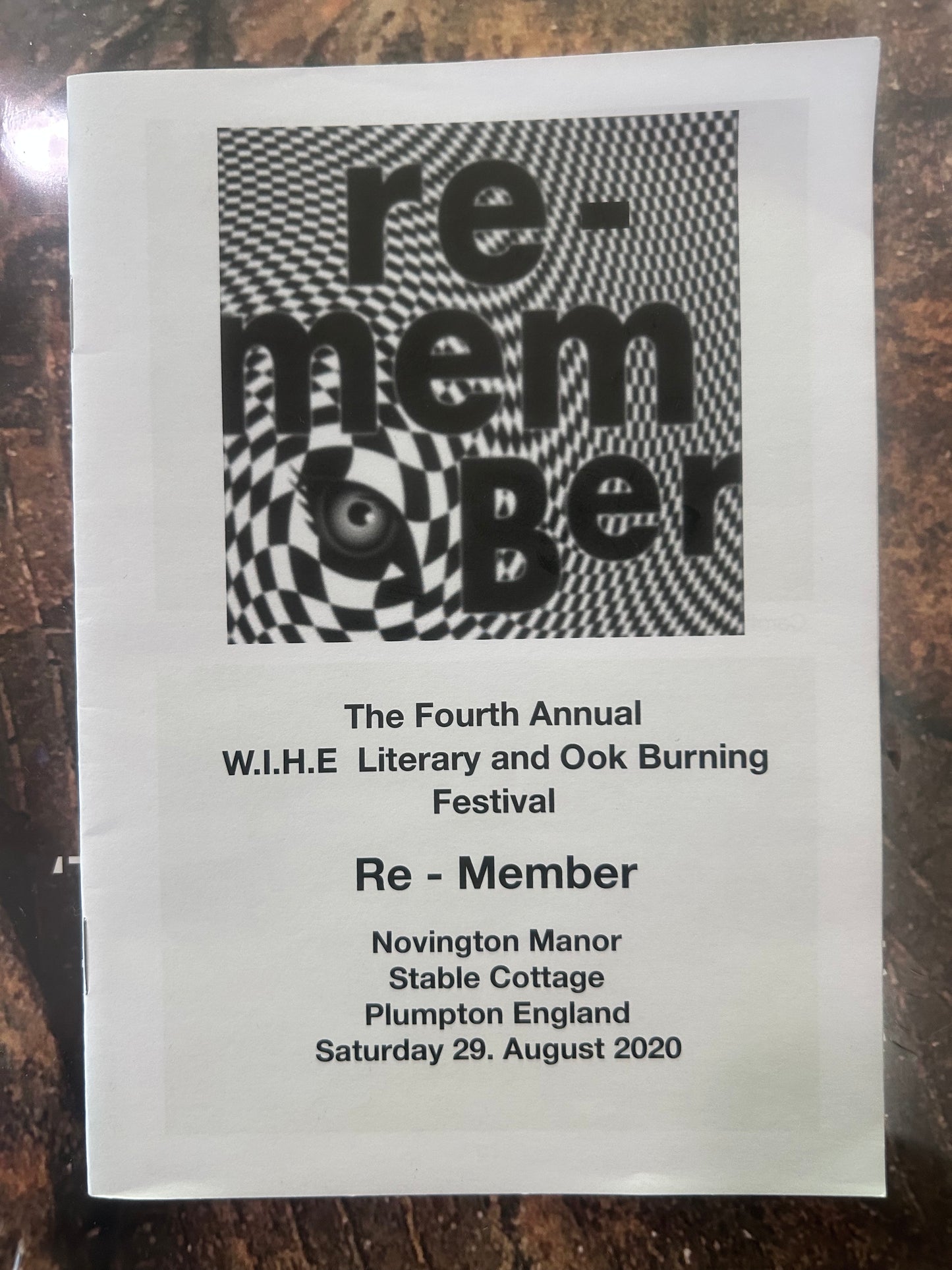 Remember - the fourth annual festival of W.I.H.E - Re-Member