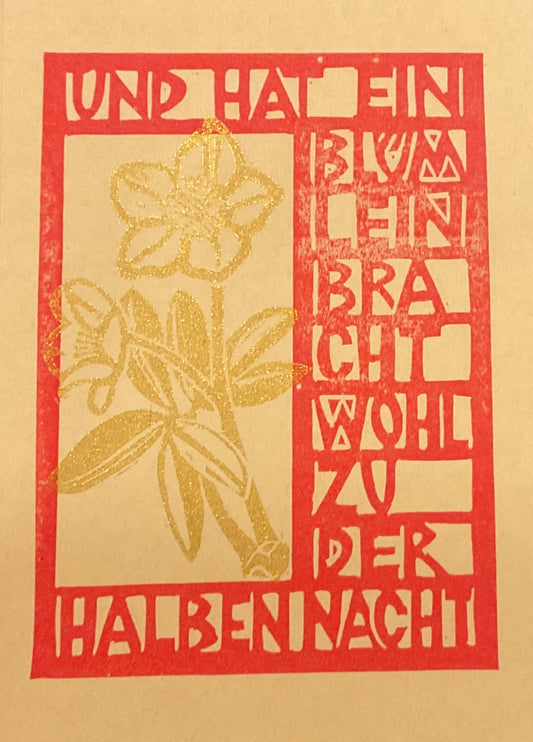 Postcard Blümlein