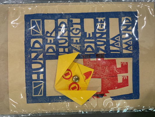 Postcard Flitzpost—Hund