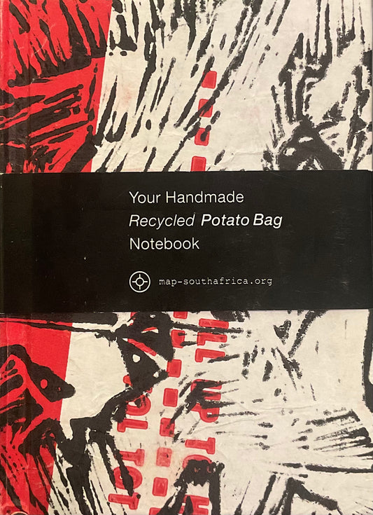 Notebook Potato Bag recycled handmade