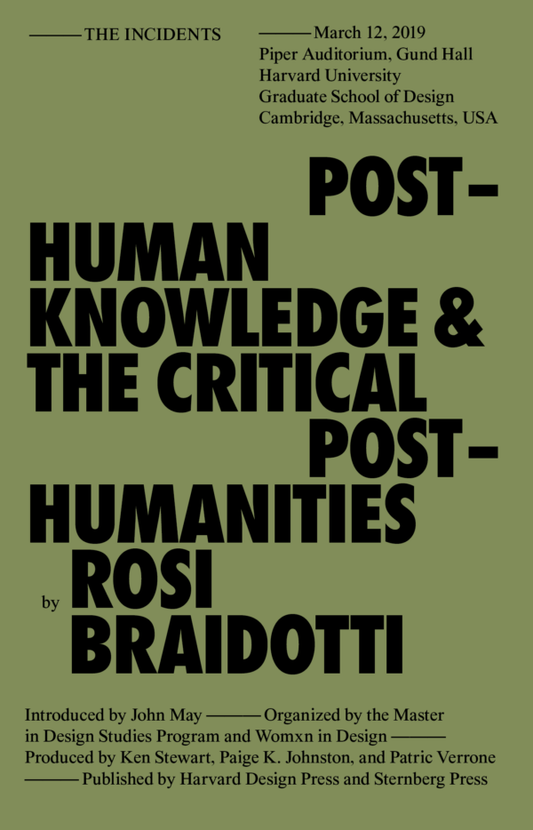 Post_Human Knowledge & the Critical Post-Humanities