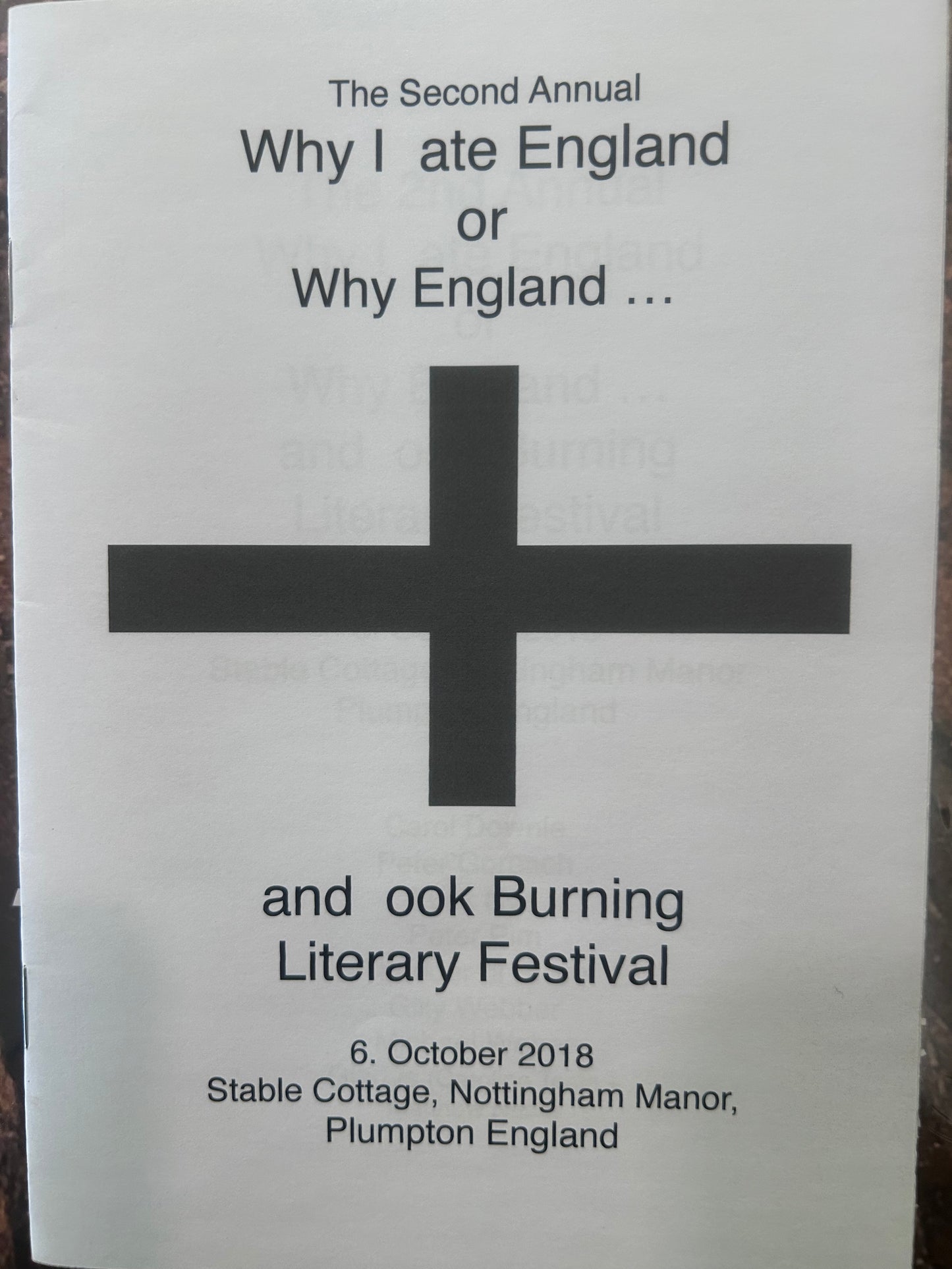 Why I ate England