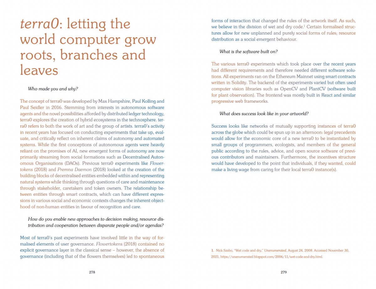 Radical Friends: Decentralised Autonomous Organisations and the Arts