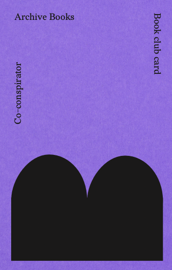 Readers Card: Co-conspirator